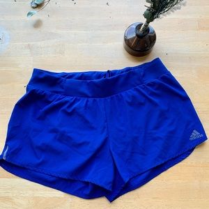 ✨Adidas climalite blue running shorts✨